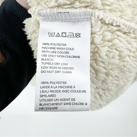 ✅ URBAN OUTFITTERS Western Sherpa Crew-Neck Sweatshirt CREAM SIZE MEDIUM - Picture 5 of 6